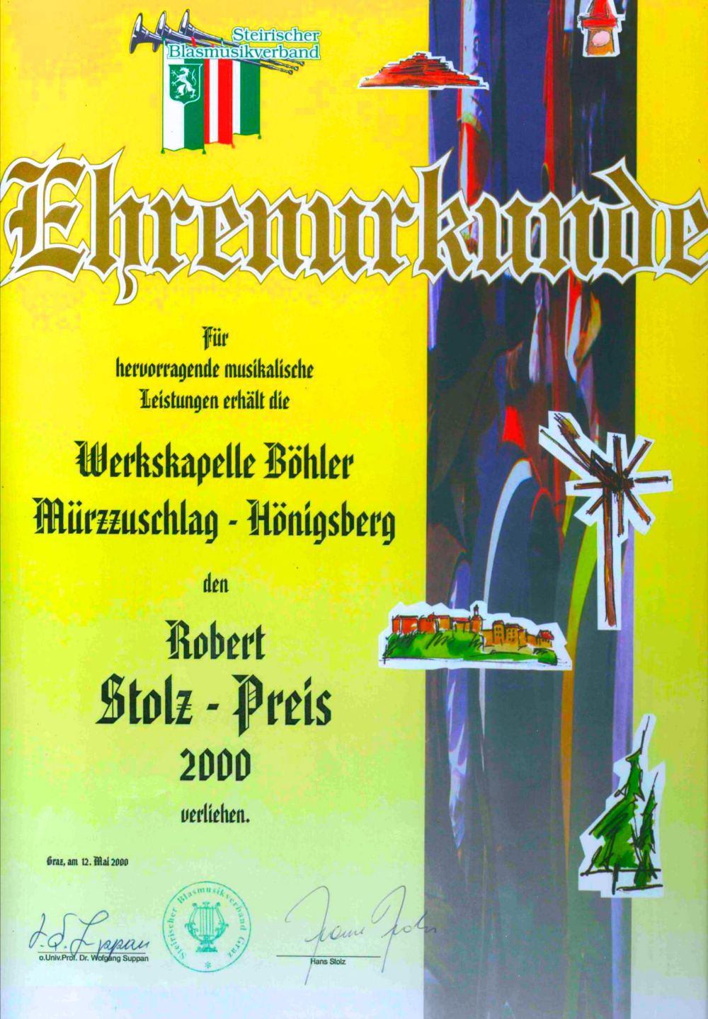 robert stolz medailie 2000