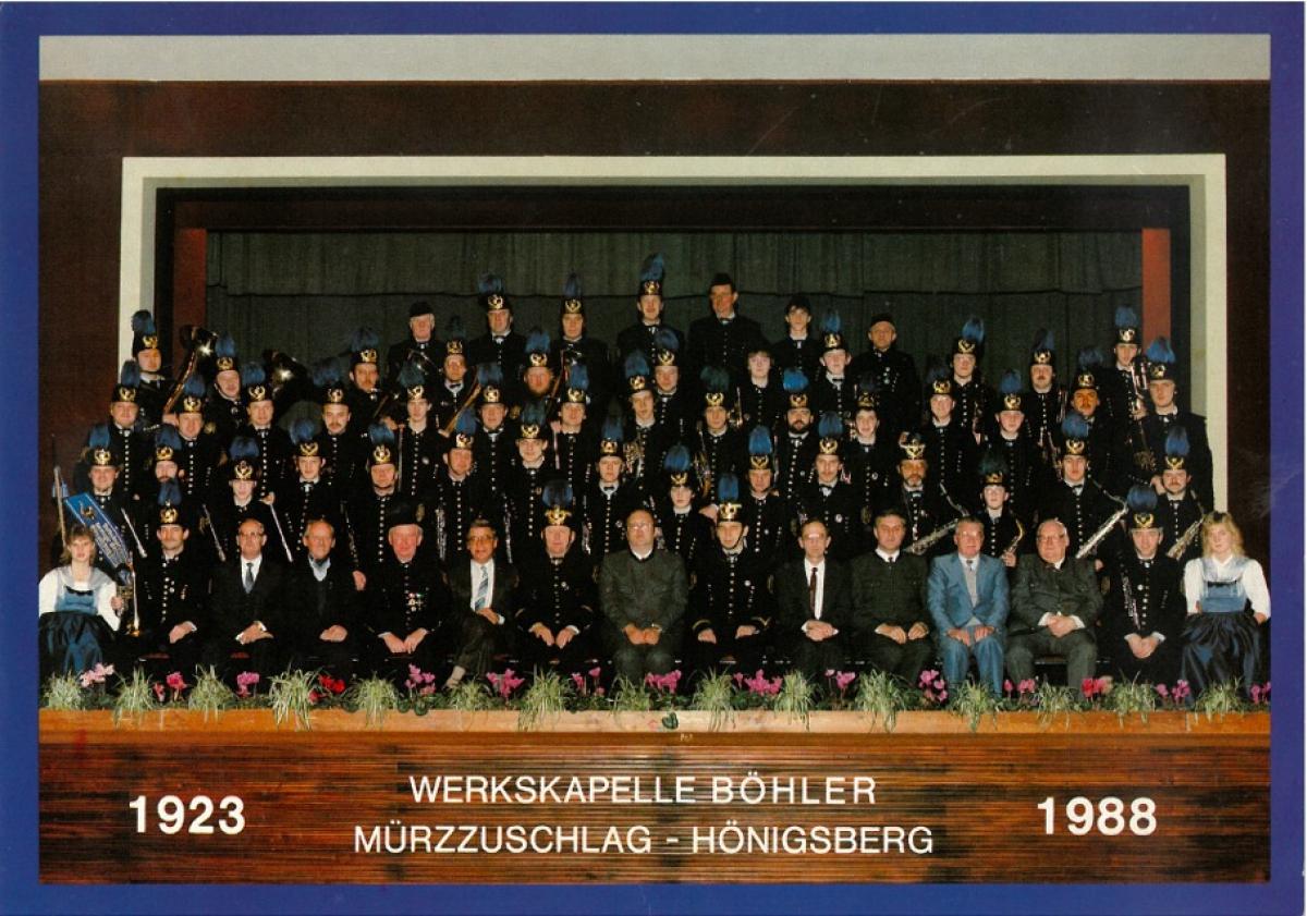  Werkskapelle Böhler Mürzzuschlag-Hönigsberg (1988)